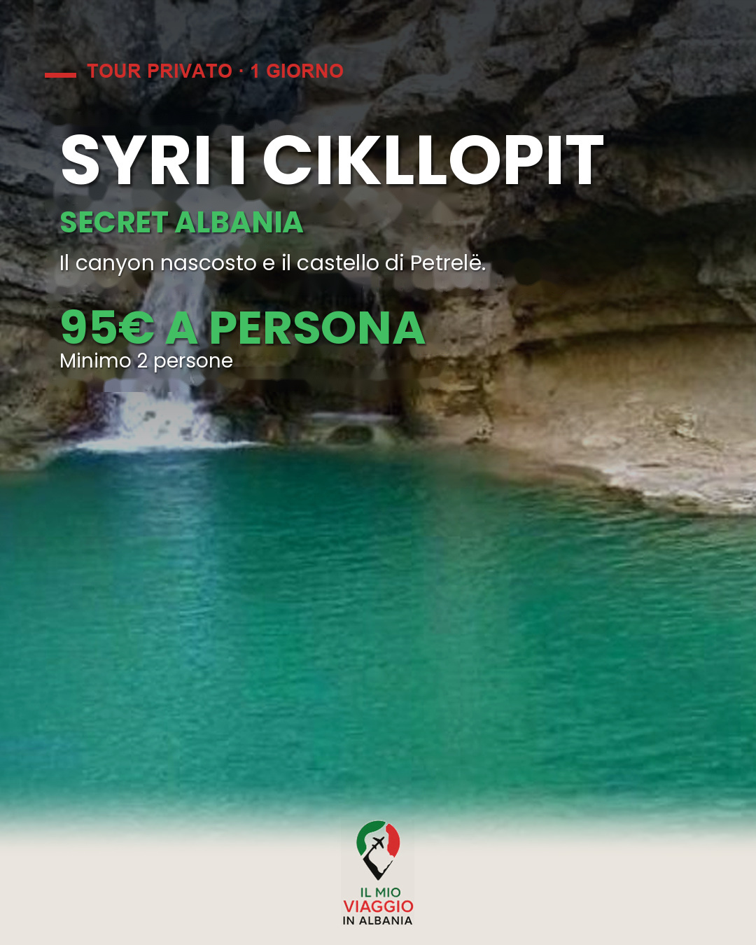 Secret Albania, Tour Privato di un Giorno tra Syri i Cikllopit e Petrelë